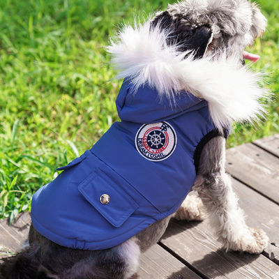 Suéter de cão confortável e quente 2 camadas Linhas de lã Clássico Tricoteado Vestuário de Inverno para animais de estimação