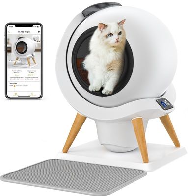 Large auto-limpeza do gato de banheiro bandeja encerrada em móveis de madeira para ODM designs