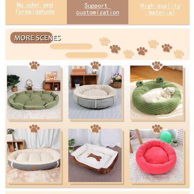 Cachorro e Cachorro Cama com Cabelo Ultra Lavavel Espessado Colareta Mochila Pad Fleece Dormir de Animais de Criança