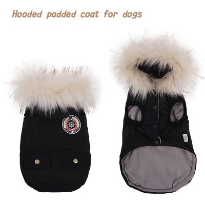 Vestuário de luxo Casacos para cães Jaquetas de inverno à prova de vento para cães pequenos, médios e grandes