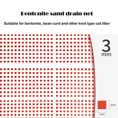 Caixa anti-espalhamento de lixo para gatos Cachorro de cães de estimação Banheiro grande espaço de gatos bandeja de plástico para gatos para interior