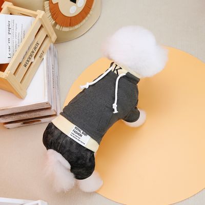 Roupas clássicas de tricô para cães de estimação Hoodie de lã para cães Roupas de suéter macio para cães pequenos no inverno