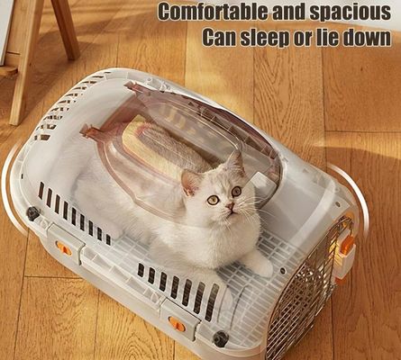 Saco de plástico portátil para animais de estimação avião aprovado para cães e gatos para viagens ao ar livre