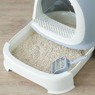 Caixa de lixo de plástico de limpeza automática para gatos