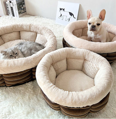 Cama de animais de estimação lavável para cães pequenos e gatinhos ODM Designs Função Quente Confortável