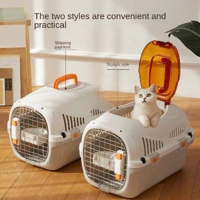 Maleta portátil para animais de estimação 5-10 kg Caixa de transporte Caixa de ar para gatos Caixa de animais de estimação Caixa de transporte para cães