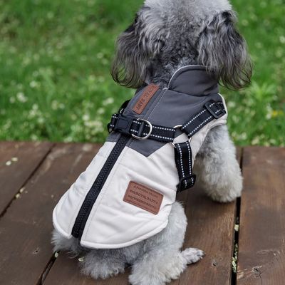 Função Caloroso Confortável Impermeável Cão de Garganta de Tartaruga Pacote de Inverno para Cães Pequenos e Médios