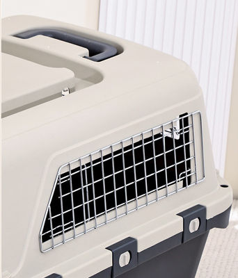 Caixa de transporte aéreo de animais de estimação para cães e gatos pequenos Transportador de viagem de superfície dura sustentável