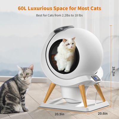 Multi Cats APP Control Self-cleaning cat litter box adequado para cães gatos pequenos animais