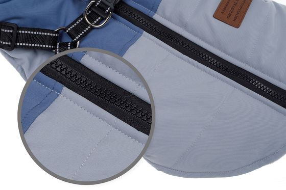 Cachorro de Inverno de Estilo CLÁSICO Roupas impermeáveis e à prova de vento para animais de estimação com arnês
