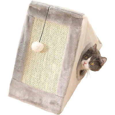 Jogos Diversos Gatos e Cães Cama Universal de Animais de estimação Gato Quadro de Escala Triângulo Gato Tabela de raspagem Agudização de Garras Sisal Cama de brinquedo