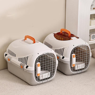 2024 Saco de transporte para cães e gatos ao ar livre para animais de estimação pequenos Transportes aéreos Caixa portátil Produto para animais de estimação