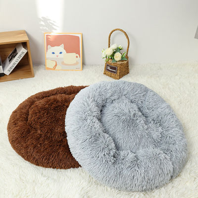 Confortável Lavável Donut Cão Gato Pet Cama de Sombra para Soft Luxury Designer Plush Material