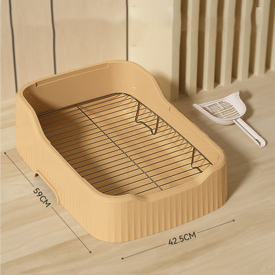 ODM Designs Top Sale Desenho separado Urinal de plástico urinar interior Cão de estimação Toilet Training Potty Tray com gaveta