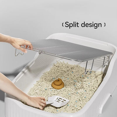 ODM Designs Top Sale Desenho separado Urinal de plástico urinar interior Cão de estimação Toilet Training Potty Tray com gaveta