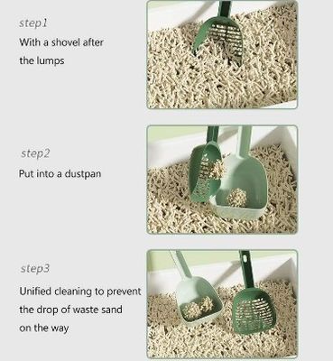 Produto de Toalhas de Gato Cocô de Plástico Recuperação de Litter Scoop Scoop de Cão Scooper de Cocô Ferramentas de Limpeza