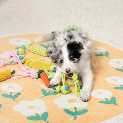 Cão Cachorrinho Corda Mastigar Brinquedos Conjunto Corda de Algodão Brinquedo Interativo Para Cães Pequenos Médio Grande
