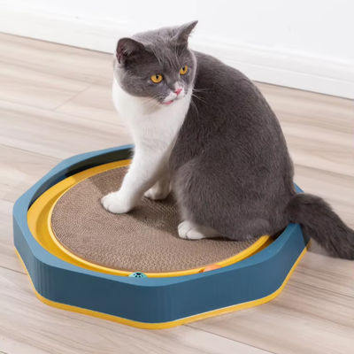Caixa de cartão ondulado, protector de móveis para animais de estimação para brinquedos