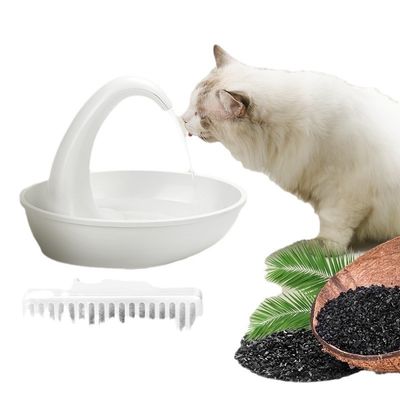 Tipo de alimentador de tigela Alimentadores automáticos regadores 1.8L Pet Fountain para gatos Cães Animais de estimação múltiplos