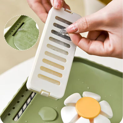 Dispensador automático de água de fonte de gato em forma de flor de plástico eletrônico para beber animais de estimação