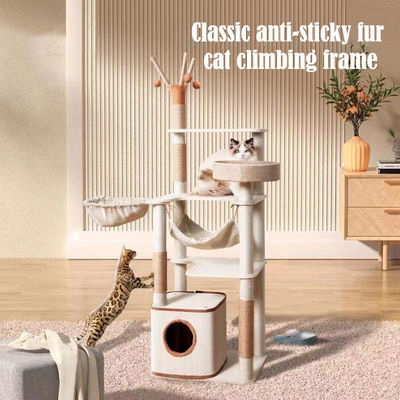 Árvore de gato de montagem fácil e personalizável com raspador Sisal e densas de atividade
