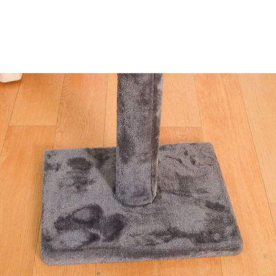 Torre de gatos de piso ao teto com rede aconchegante e função de jogo divertido