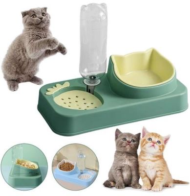 Fácil de transportar Pet Bowl Anti-Knock Automático de Água Potável Dog Bowl com Proteção de Boca Molhada