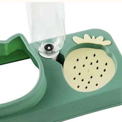 Fácil de transportar Pet Bowl Anti-Knock Automático de Água Potável Dog Bowl com Proteção de Boca Molhada
