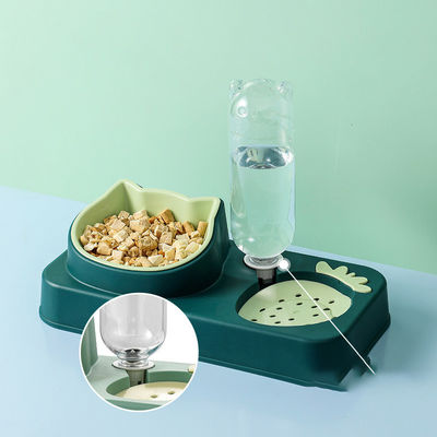 Fácil de transportar Pet Bowl Anti-Knock Automático de Água Potável Dog Bowl com Proteção de Boca Molhada
