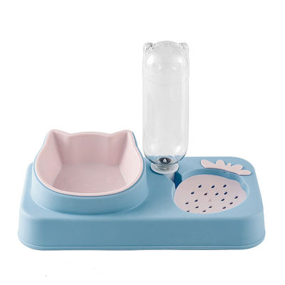 Fácil de transportar Pet Bowl Anti-Knock Automático de Água Potável Dog Bowl com Proteção de Boca Molhada