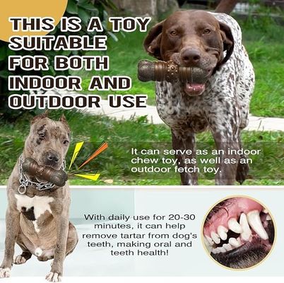 Sustentável Estilo de moda Cão Grito Brinquedo Bastão Ossos para Dentes Limpeza de Dentes Brinquedos de mascar