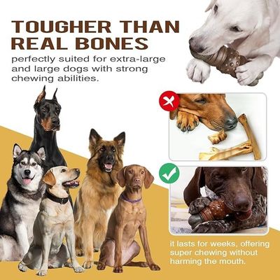 Sustentável Estilo de moda Cão Grito Brinquedo Bastão Ossos para Dentes Limpeza de Dentes Brinquedos de mascar