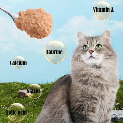 Produto de fabricação profissional de alimentos úmidos para gatos