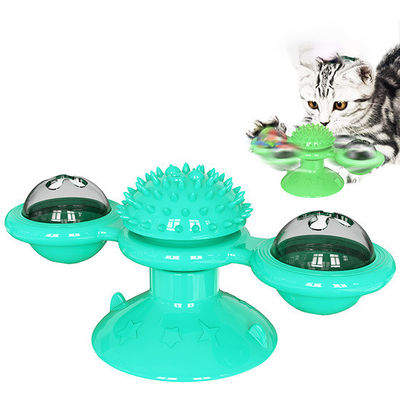 Popular estilo gato volante moinho de vento comida brinquedo de gato brinquedo com logotipo personalizado aceitável