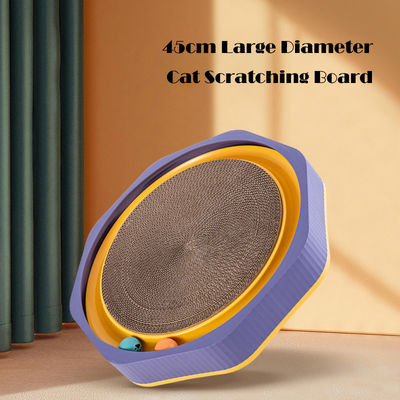 Cachorro de madeira de cartão Oval corrugado Cachorro de cama salão durável brinquedo de treinamento de gato