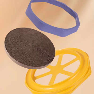 Serviço de personalização OEM/ODM Fornecido Cat Scratcher Board corrugado com brinquedo de bola