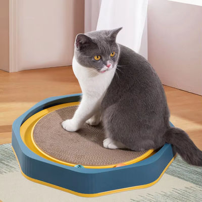 Serviço de personalização OEM/ODM Fornecido Cat Scratcher Board corrugado com brinquedo de bola
