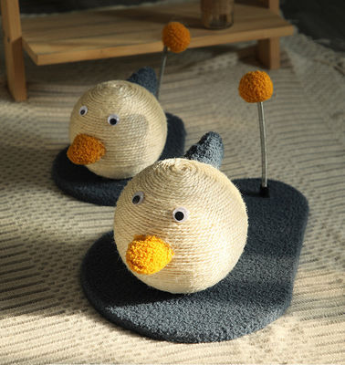 ODM Mobiliário de gato de madeira Sisal Eco Amigável Brinquedo para animais de estimação Brinquedo para gatos Escrava-bola Cama de gato sustentável