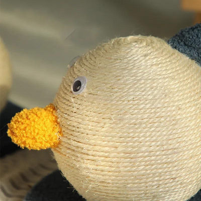 ODM Mobiliário de gato de madeira Sisal Eco Amigável Brinquedo para animais de estimação Brinquedo para gatos Escrava-bola Cama de gato sustentável