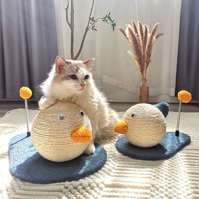 ODM Designs Cat Scratch Toy Sisal Bola de Corda Loop de Exercício para Jogos Diversos e Kitty Resting