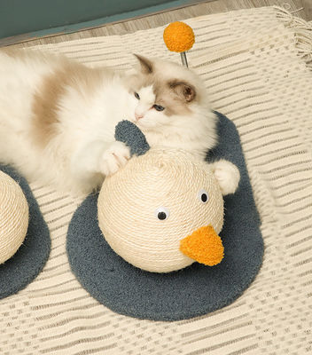 ODM Designs Cat Scratch Toy Sisal Bola de Corda Loop de Exercício para Jogos Diversos e Kitty Resting