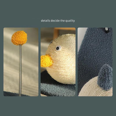Gato Raspando Pato Forma Árvore de Gato Sisal Quadro de Escalada Garrafa Bola Raspador Placa de Garras