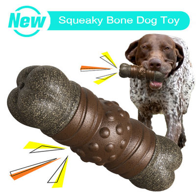 Produtos de animais de estimação não tóxicos e ambientalmente amigáveis brinquedo de cachorro de ossos barulhentos