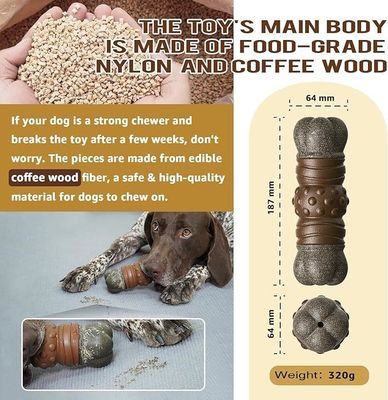 Produtos de animais de estimação não tóxicos e ambientalmente amigáveis brinquedo de cachorro de ossos barulhentos