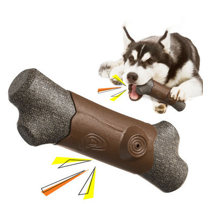 Brinquedos de mastigar para cães de estimação Brinquedos interativos de limpeza de dentes Osso indestrutível Nylon/TPR Brinquedo de ranger