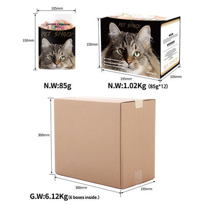 Alto teor de proteínas Adultos Alimentos húmidos para gatos Bolsas de alimentos Frango Oceano Peixes Alimentos húmidos Para gatos Doces Snacks