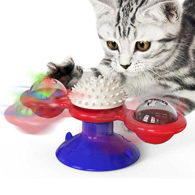 Dispensador de alimentos TPR Brinquedos interativos para gatos Brinquedos de design para gatos de interior Material ABS