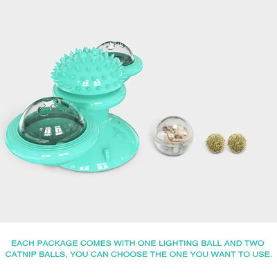 Dispensador de alimentos TPR Brinquedos interativos para gatos Brinquedos de design para gatos de interior Material ABS