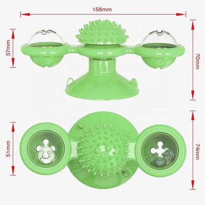 Brinquedo de quebra-cabeça de gato para treinamento de QI Dispensador de alimentos antiderrapante Interativo Slow Feeder Bowl