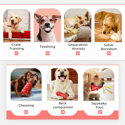 Cães de estimação gritando brinquedos de mastigação resistentes e duráveis para mastigadores agressivos estilo na moda
